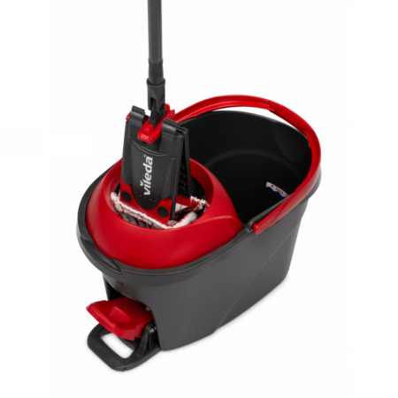 изображение Набор для уборки Ultramat Turbo Vileda (швабра + ведро с педальным отжимом), цвет серый Набор для уборки Ultramat Turbo Vileda (швабра + ведро с педальным отжимом), цвет серый фотография товара