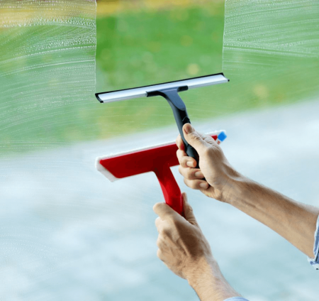 Очиститель окон 2в1 VILEDA с телескопической ручкой фотография товара
