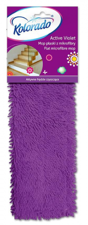 Kolorado насадка плоская из микрофибры для мопа Active Violet фотография товара