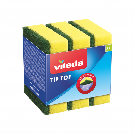 Губка классическая VILEDA Tip top, 3 шт. фотография товара