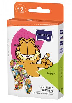 "Matopat" Наборы пластырей Happy по 12 шт. "Matopat" Наборы пластырей Happy по 12 шт.