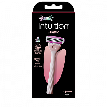 Wilkinson Sword Quattro woman станок для бритья + 1 сменная кассета