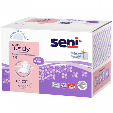 изображение Урологические прокладки Seni Lady Micro 20 шт. Урологические прокладки Seni Lady Micro 20 шт. фотография товара