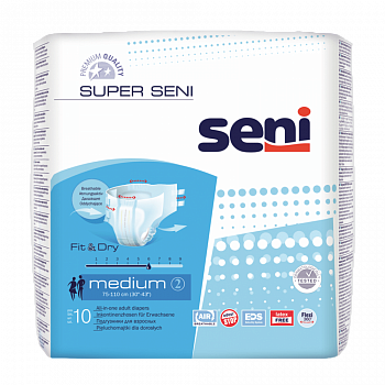 Урологические подгузники Super Seni Medium 10 шт.